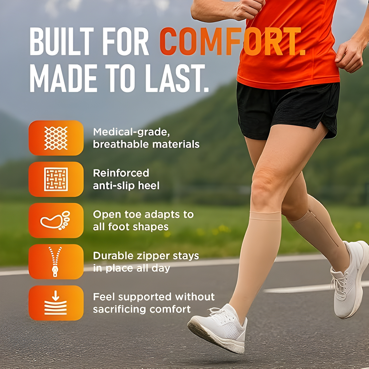 The FlexZip Compression Socks - Instant Comfort for Swelling & Leg Fatigue + 50% OFF