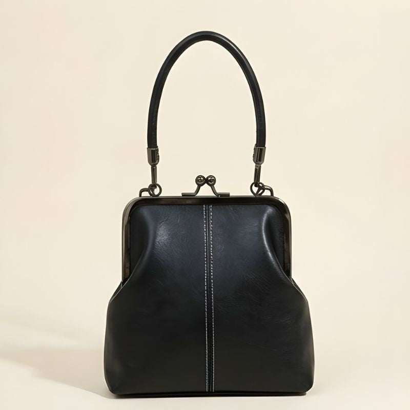 Claspelle™ – Vintage Kiss-Lock Convertible Crossbody Handbag + 50% OFF