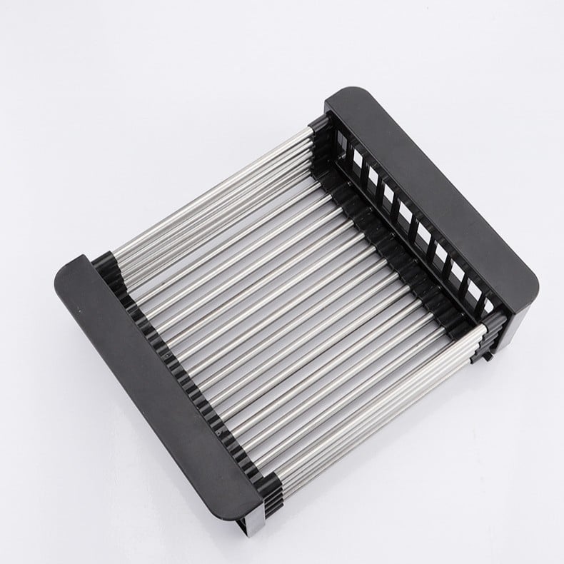 Rinsebrook – Extendable Stainless Steel Over-Sink Dish Drying Rack + 50% OFF