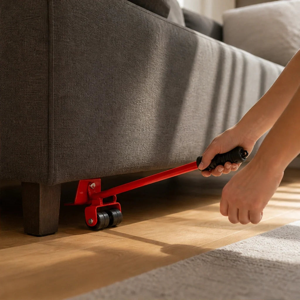 Glidwell – Furniture Lifter & 4-Wheel Slider Moving Kit + 50% OFF