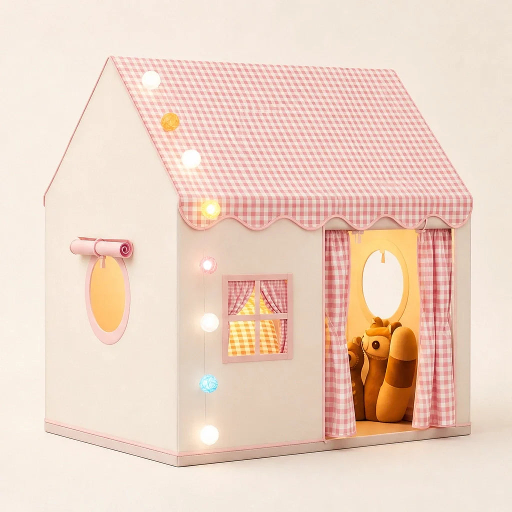 Wrennest – Easy Pop-Up Play Castle Tent with Breathable Fabric for Indoor & Outdoor Fun + 50% OFF