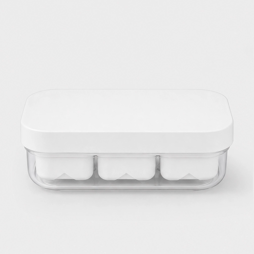 Snapfrost™ – Easy-Release 6-Cube Mini Ice Tray with Leak-Proof Lid + 50% OFF