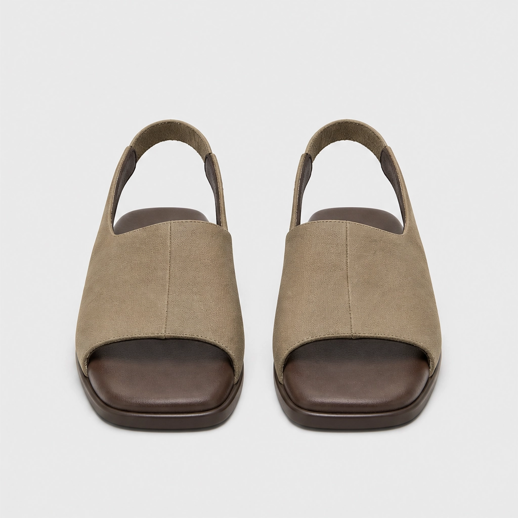 Salenza™ – Square-Toe Elastic Slingback Sandals for Women + 50% OFF