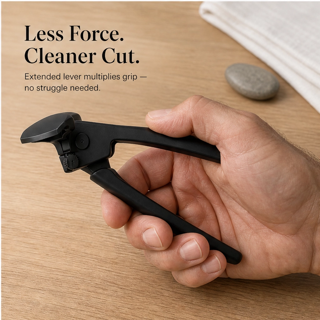 Keenly – Wide-Jaw Stainless Steel Nail Clipper with Catch Tray & Safety Lock + 50% OFF