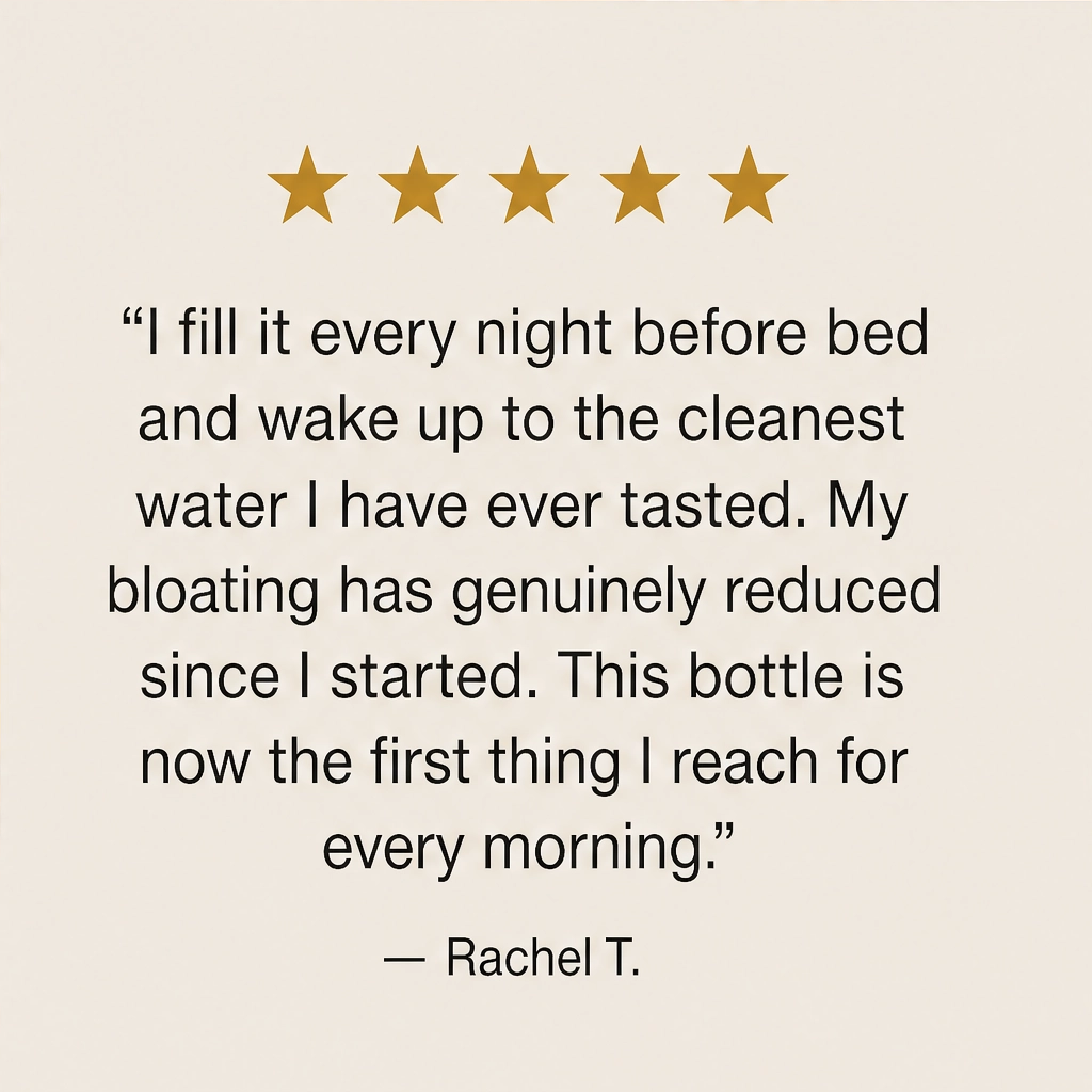 Tamra – 100% Solid Copper Water Bottle, Plastic-Free & Ayurveda-Inspired + 50% OFF