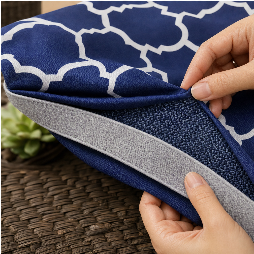 Wickmoor – Scratch-Resistant Elastic-Hem Patio Sofa Cushion Covers lifestyle