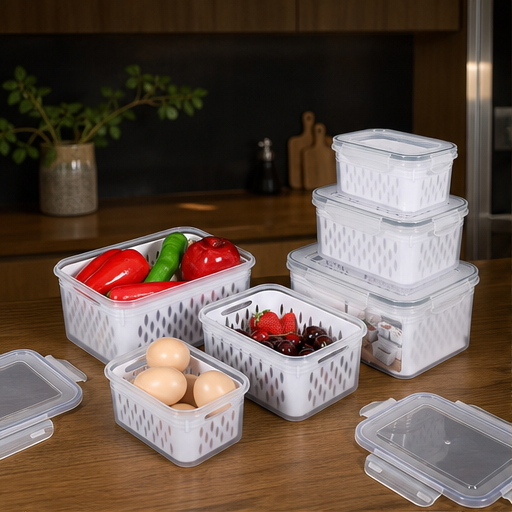 Fressco – Ventilated Colander 3-Piece Fruit Storage Containers + 50% OFF lifestyle