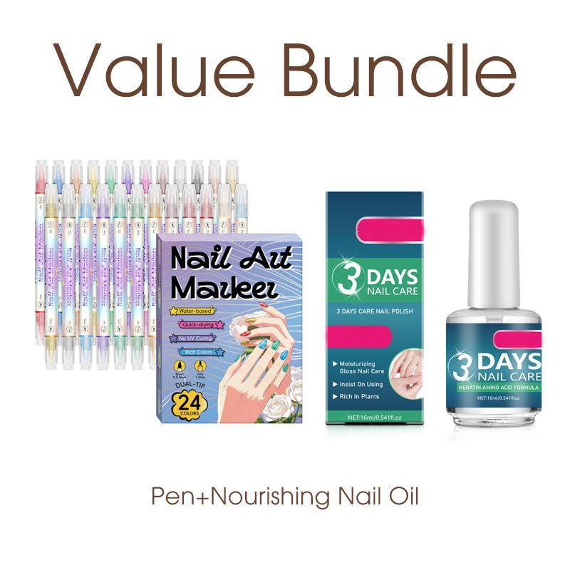 Petalink™ – Dual-Tip Nail Art Marker Pens, Water-Based & Quick-Dry + 50% OFF