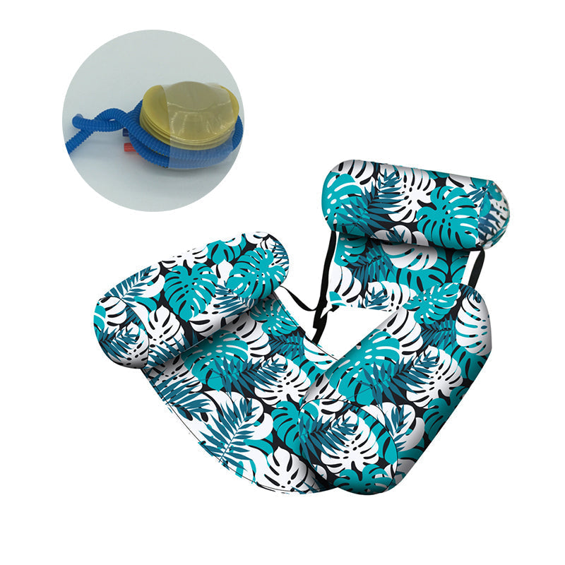 Driftcove™ – Inflatable 3-Pillow Floating Pool Chair with Supportive Headrest + 50% OFF