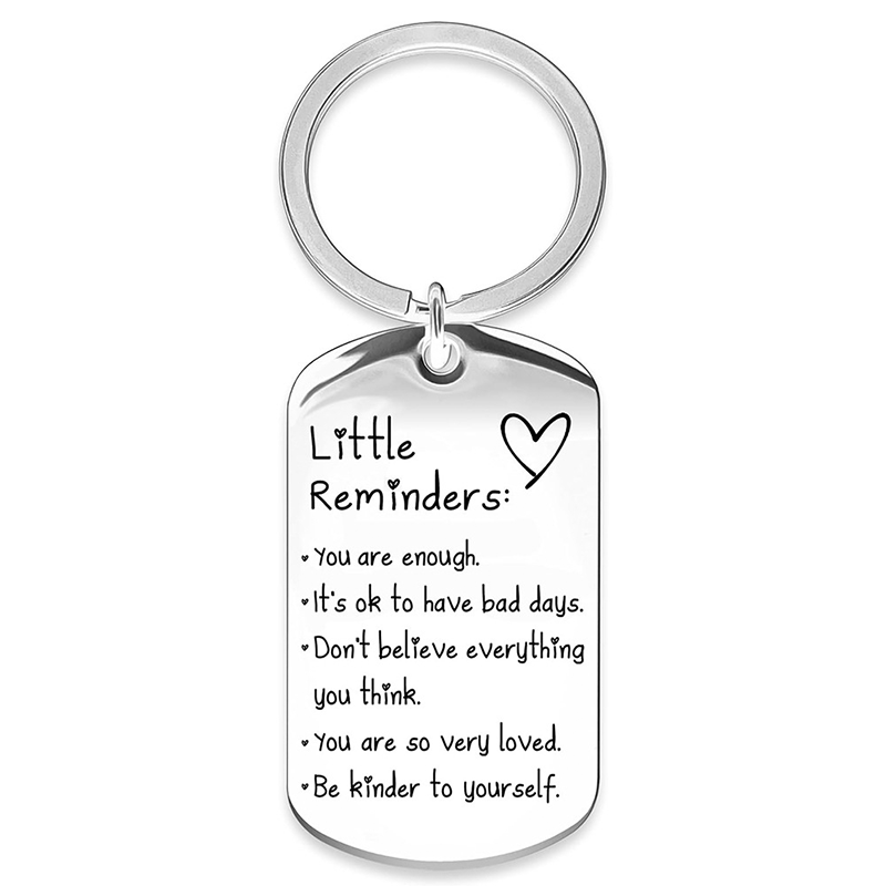 Etchwell – Engraved Inspirational Stainless Steel Keychain + Buy 1 Get 1 FREE