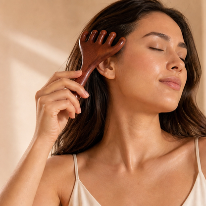 Calmara – Six-Claw Ergonomic Scalp & Body Massage Comb + 50% OFF