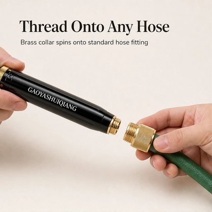 Hydroforge™ – Stainless Steel High-Pressure Jet Nozzle for Garden Hose + 50% OFF