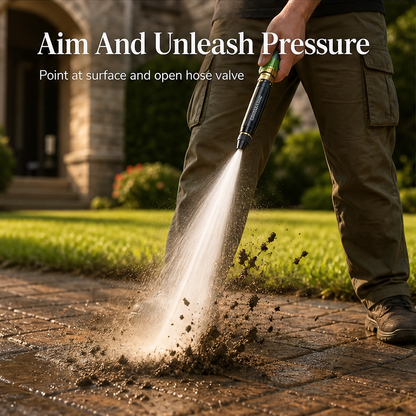 Hydroforge™ – Stainless Steel High-Pressure Jet Nozzle for Garden Hose + 50% OFF