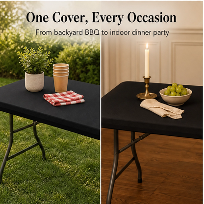 Tablure™ – Stretch Fitted Waterproof Folding Table Cover + 50% OFF