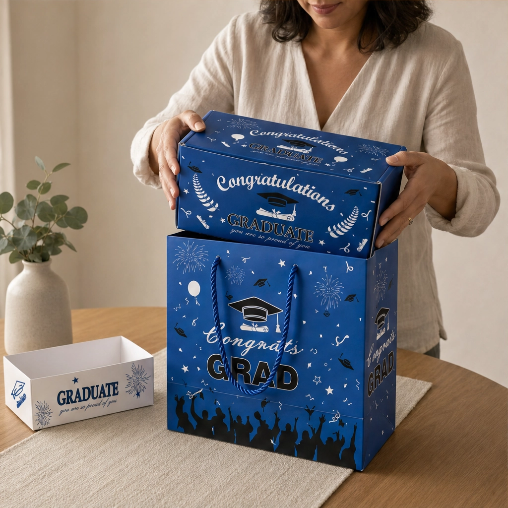 Confettio™ – 2026 Class of Grad Surprise Explosion Gift Box with Pop-Up Cash Reveal + 50% OFF