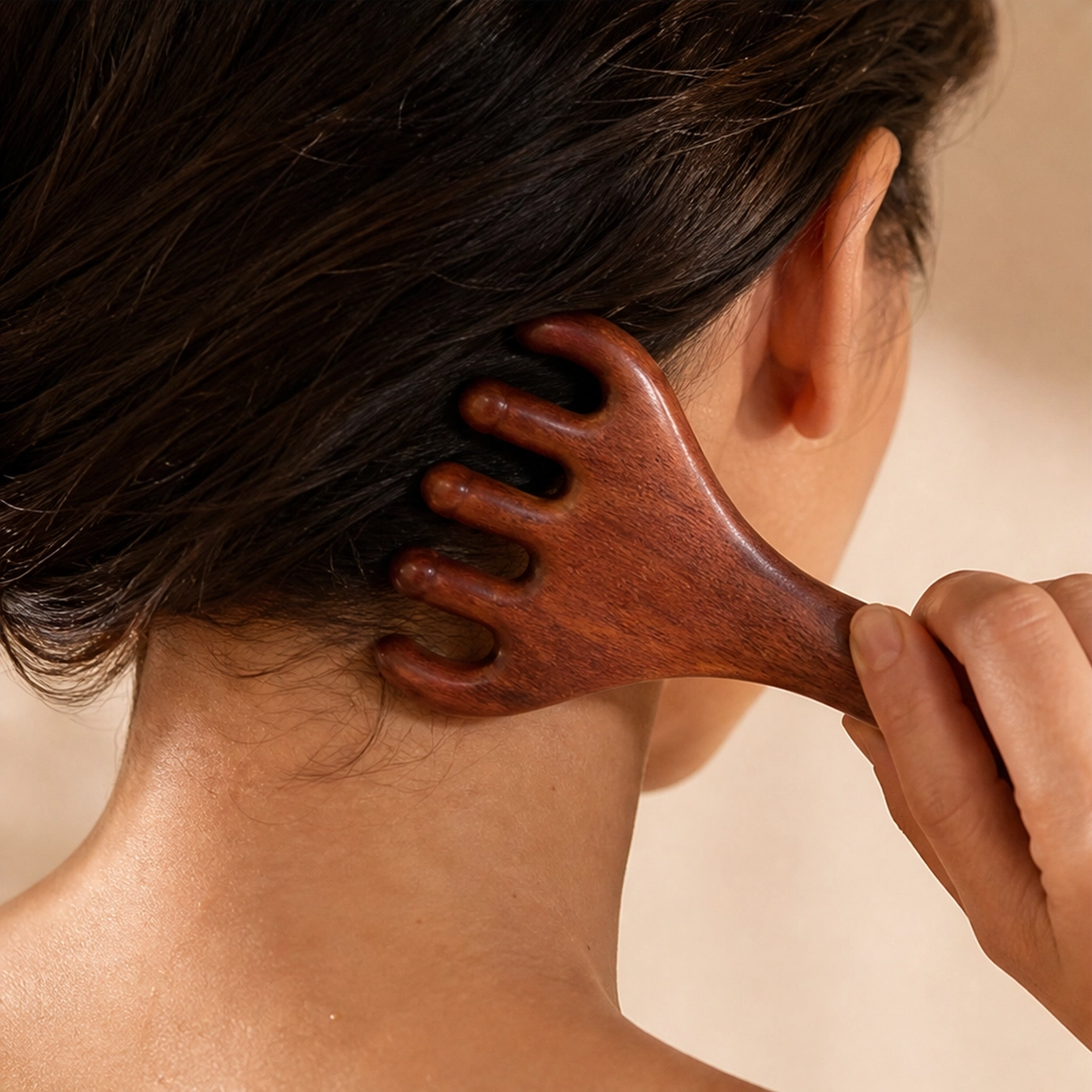 Calmara – Six-Claw Ergonomic Scalp & Body Massage Comb + 50% OFF