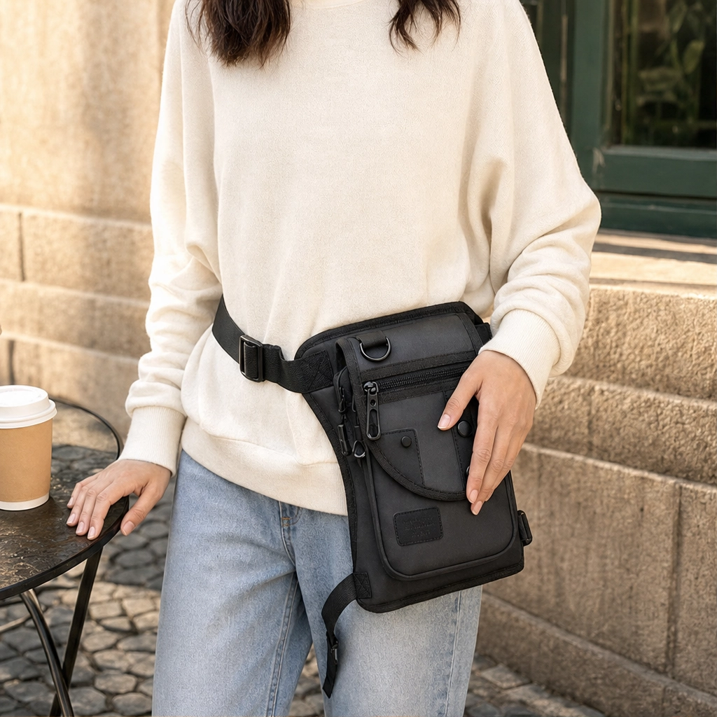 Strider™ – 3-in-1 Convertible Tactical Hip & Crossbody Bag, Water-Resistant Oxford + 50% OFF