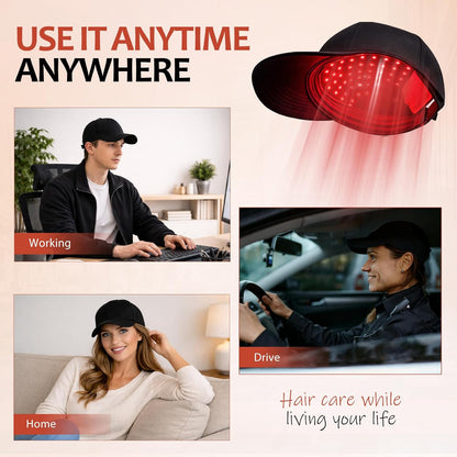 Lumora™ – 650nm Red Light Therapy Hair Growth Cap, Hands-Free & Comfortable + 50% OFF