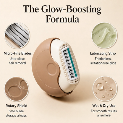 Velsa – Twist-Cover 3-Blade Travel Razor for Wet & Dry Use + 50% OFF