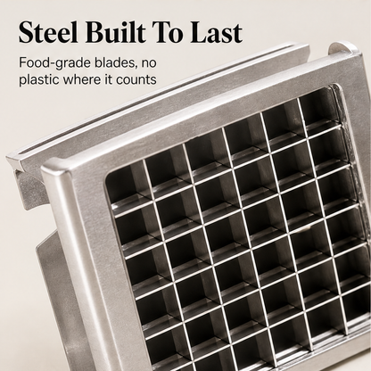 Millcroft – Suction-Lock Stainless Steel Potato & Vegetable Fry Cutter + 50% OFF