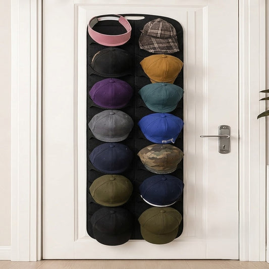 Brimkeep – 14-Pocket Hanging Hat Rack That Keeps Caps in Shape + 50% OFF