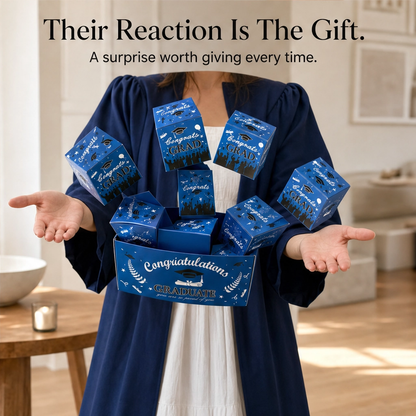 Confettio™ – 2026 Class of Grad Surprise Explosion Gift Box with Pop-Up Cash Reveal + 50% OFF