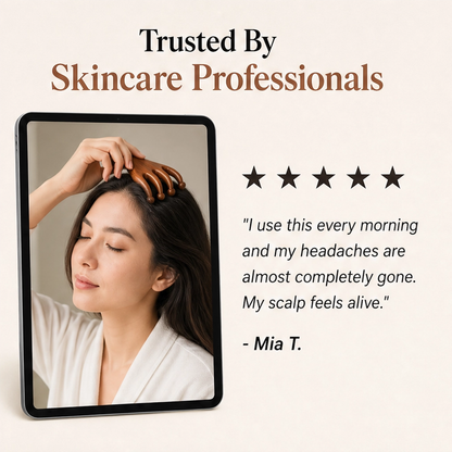 Calmara – Six-Claw Ergonomic Scalp & Body Massage Comb + 50% OFF