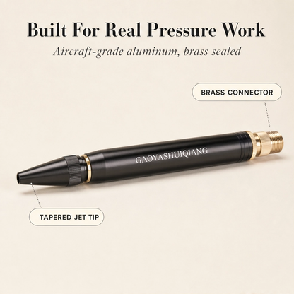 Hydroforge™ – Stainless Steel High-Pressure Jet Nozzle for Garden Hose + 50% OFF
