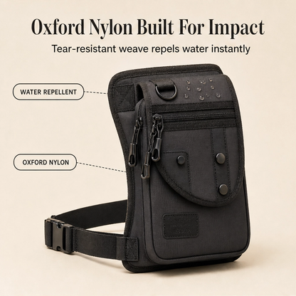 Strider™ – 3-in-1 Convertible Tactical Hip & Crossbody Bag, Water-Resistant Oxford + 50% OFF