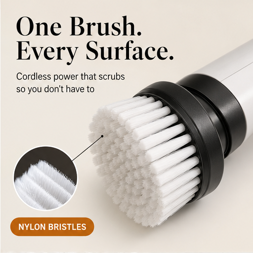 Glint – 8-in-1 Cordless Electric Cleaning Brush Set + 50% OFF