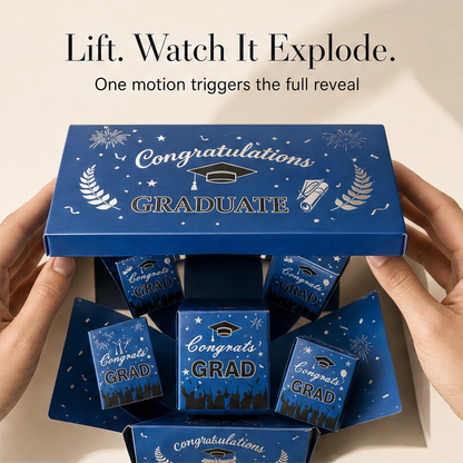 Confettio™ – 2026 Class of Grad Surprise Explosion Gift Box with Pop-Up Cash Reveal + 50% OFF