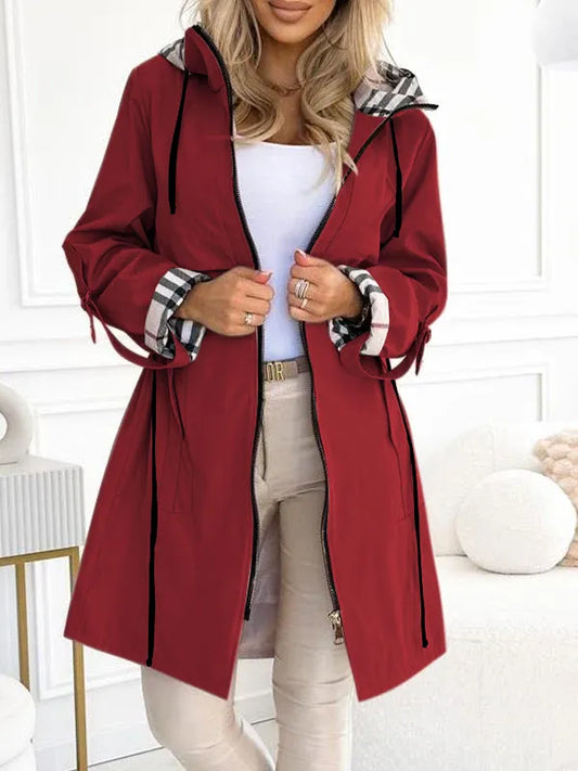 The Urban Plaid Coat - Chic Comfort, Cinch Your Style + 50% OFF