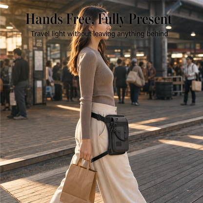 Strider™ – 3-in-1 Convertible Tactical Hip & Crossbody Bag, Water-Resistant Oxford + 50% OFF