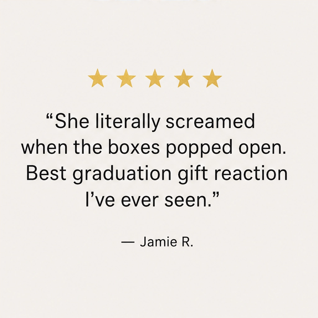 Confettio™ – 2026 Class of Grad Surprise Explosion Gift Box with Pop-Up Cash Reveal + 50% OFF