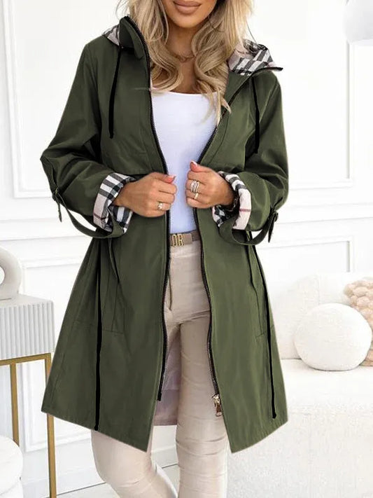 The Wanderer Plaid Coat - Chic Comfort, Cinch Your Style + 50% OFF