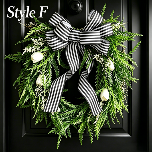 Willowmere – Handcrafted Rattan Hydrangea All-Season Wreath + 50% OFF