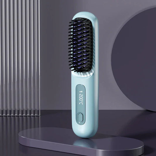 Lumane – Cordless Ceramic Ionic Hair Straightening Comb + 50% OFF