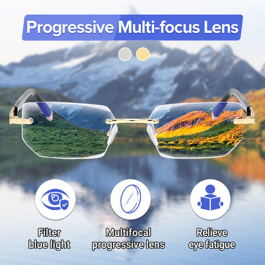 Optera™ – Anti-Blue Light Progressive Multifocal Reading Glasses + 50% OFF