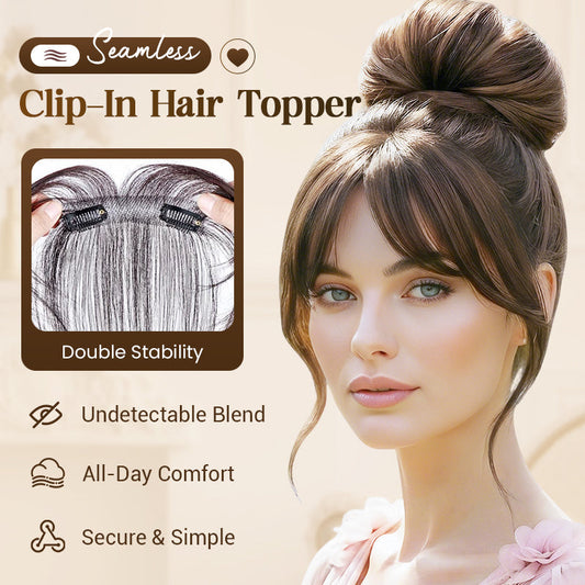 The AuraSilk Seamless Hair Topper — Lightweight & Invisible Confidence + 50% OFF