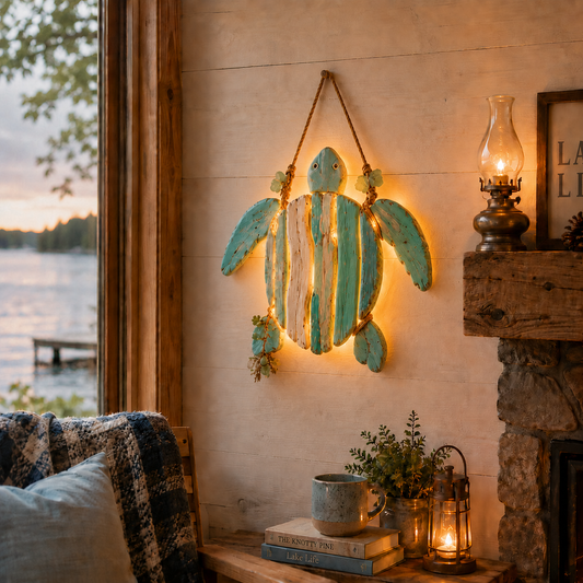 Driftlume – Warm LED Driftwood Fish Wall Decor with Remote & 8 Light Modes +50% OFF