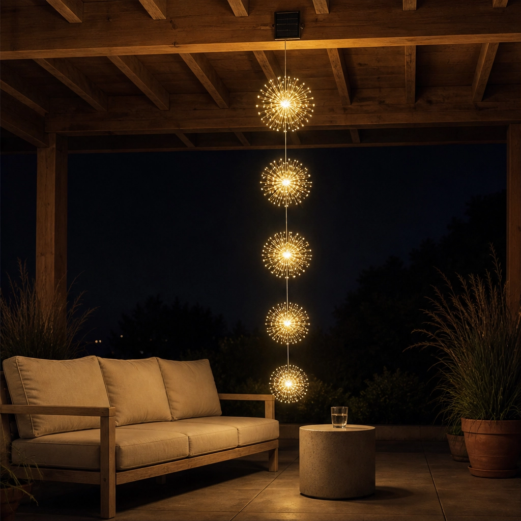 Sparkfern™ – Solar-Powered Firework String Lights for Yard & Patio + 50% OFF