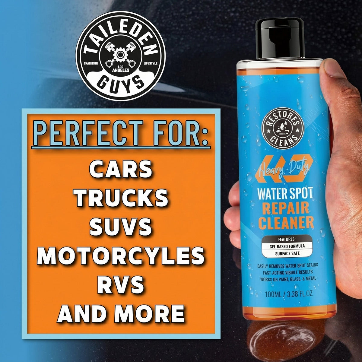 Glintforge™ – Heavy-Duty Gel Water Spot Remover for Cars, Glass & Metal + 50% OFF
