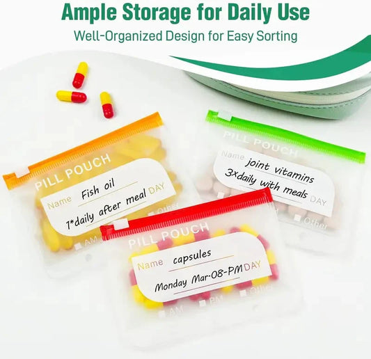 Dosaven – Waterproof 14-Pouch Binder Pill & Vitamin Organizer Case + 50% OFF