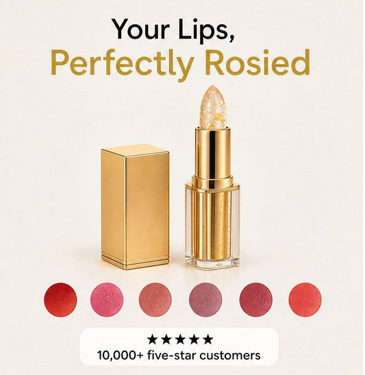 Aurelle – pH Color-Changing Gold Flake Hydrating Lip Balm - Buy 1 + 1 FREE