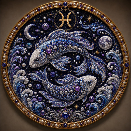 Perlune – 3D Pearl Mosaic Zodiac Art Kit, All 12 Star Signs + 50% OFF