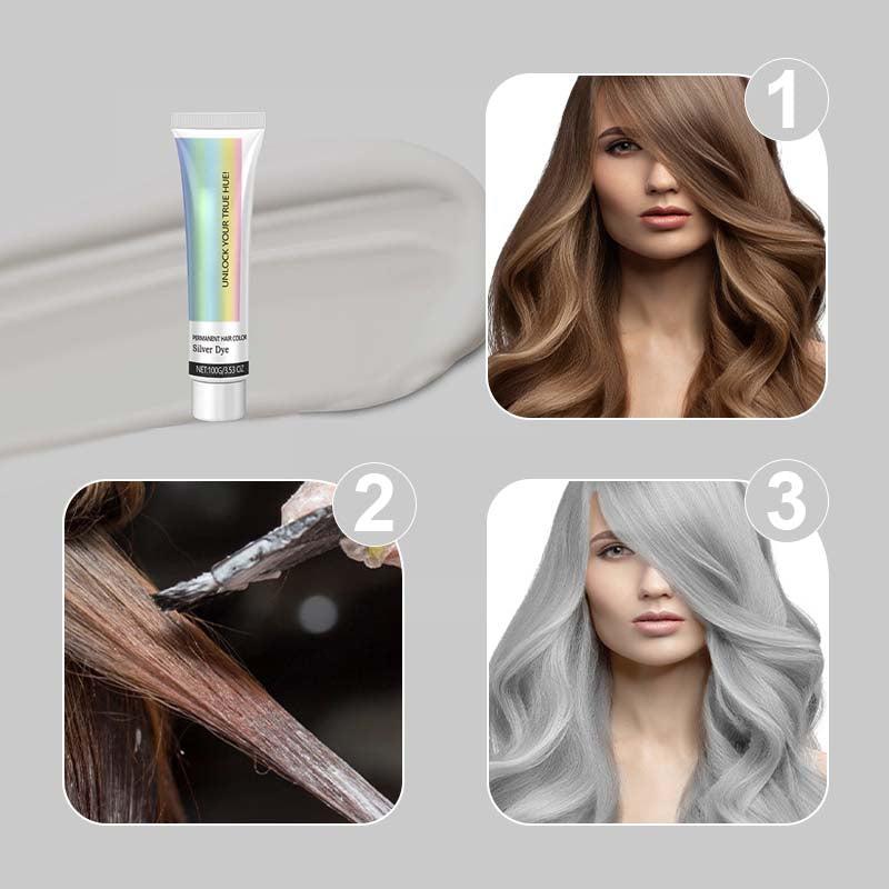 The SilverVibe Hair Toner - Transform Your Hair Into a Radiant, Healthy Silver Statement + 50% OFF