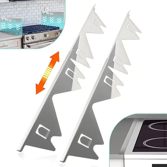 Hearthen – Retractable Stainless Steel Stove Gap Covers (Set of 2) + 50% OFF
