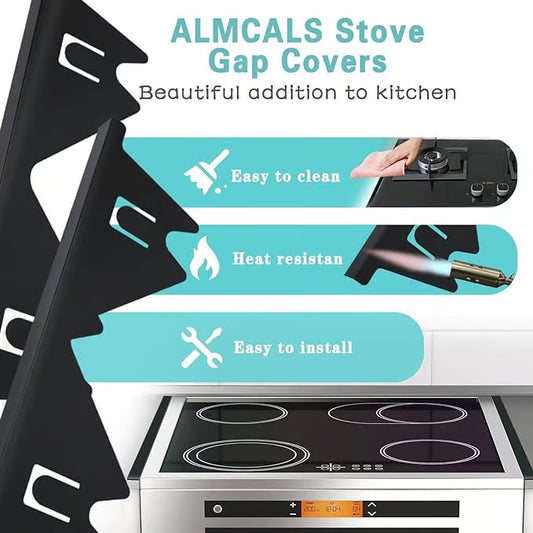 Hearthen – Retractable Stainless Steel Stove Gap Covers (Set of 2) + 50% OFF