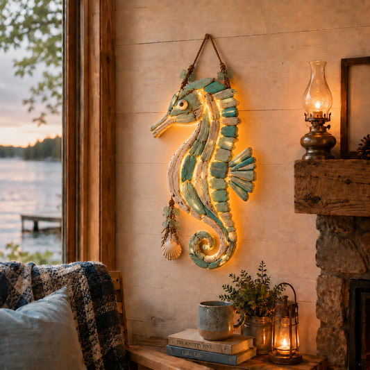 Driftlume – Warm LED Driftwood Fish Wall Decor with Remote & 8 Light Modes +50% OFF