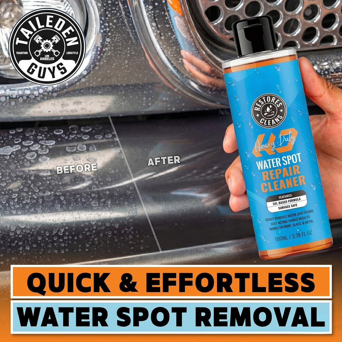 Glintforge™ – Heavy-Duty Gel Water Spot Remover for Cars, Glass & Metal + 50% OFF